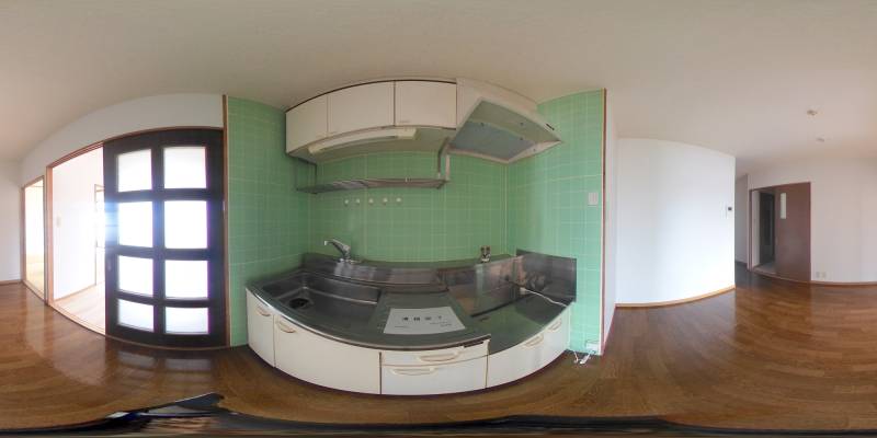 パノラマ画像キッチン