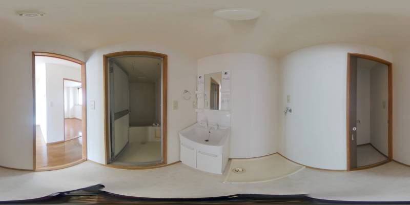 パノラマ画像洗面所