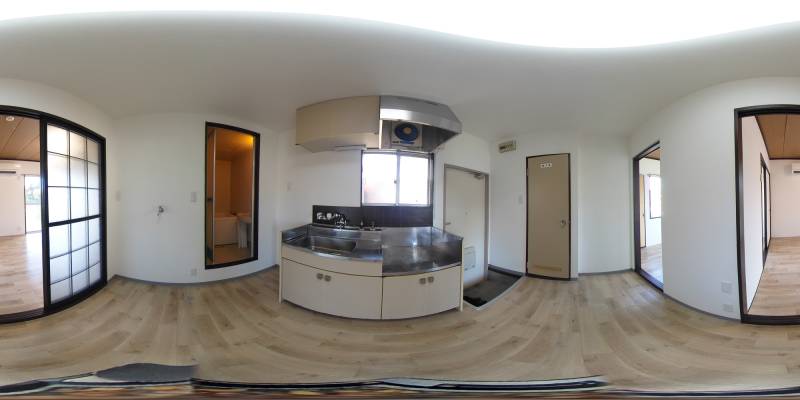 パノラマ画像キッチン