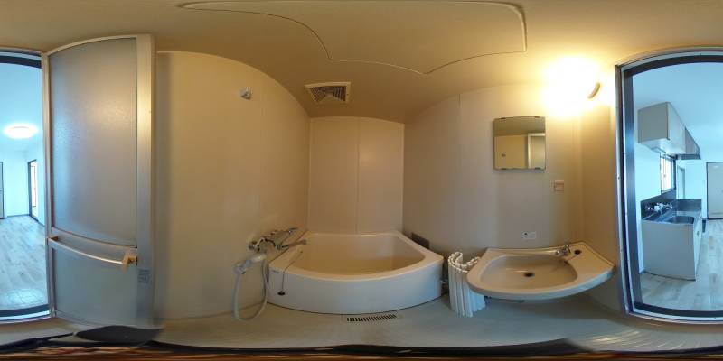 パノラマ画像バスルーム