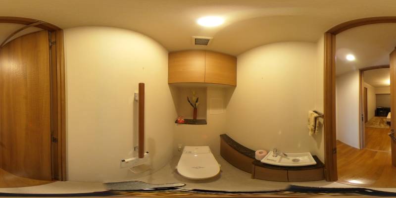 パノラマ画像トイレ