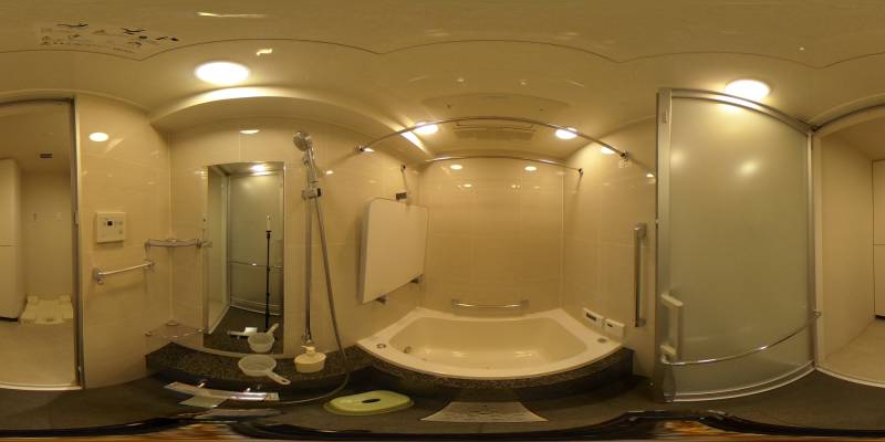 パノラマ画像バスルーム