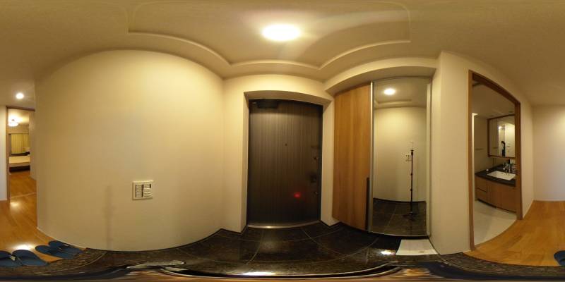 パノラマ画像玄関