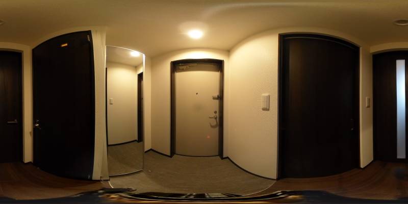 パノラマ画像玄関