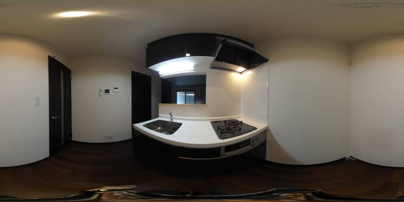 パノラマ画像キッチン