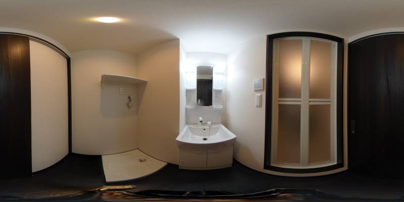 パノラマ画像洗面所