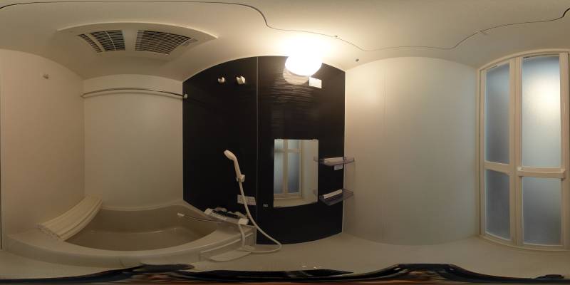 パノラマ画像バスルーム