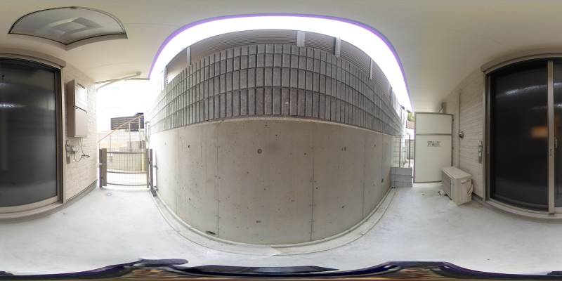 パノラマ画像バルコニー