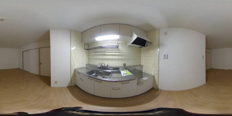 パノラマ画像キッチン