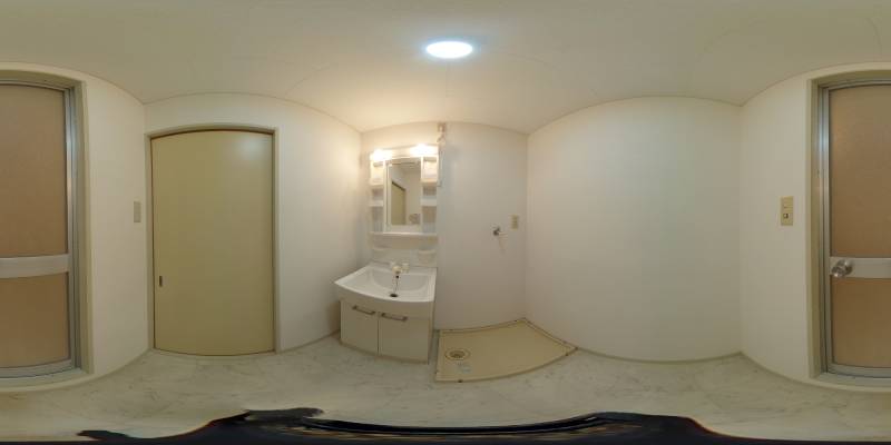 パノラマ画像洗面所