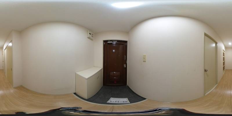 パノラマ画像玄関