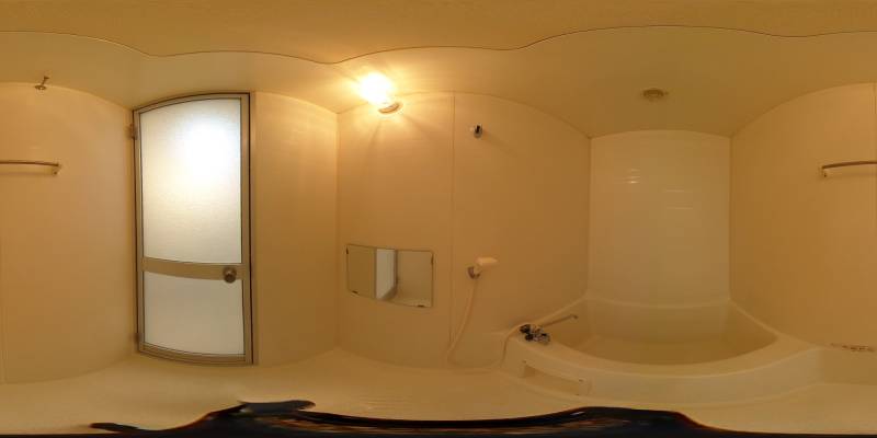 パノラマ画像バスルーム