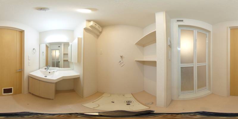 パノラマ画像洗面所