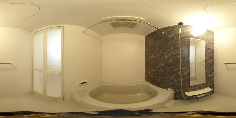 パノラマ画像バスルーム