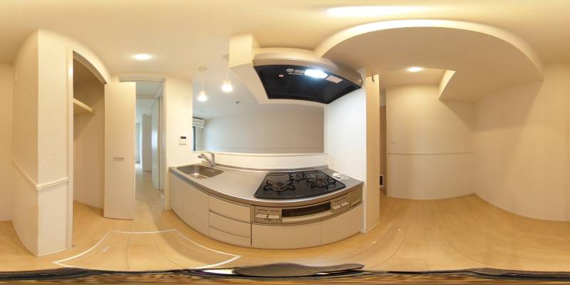 パノラマ画像キッチン