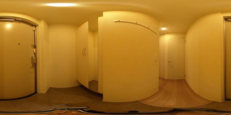 パノラマ画像玄関