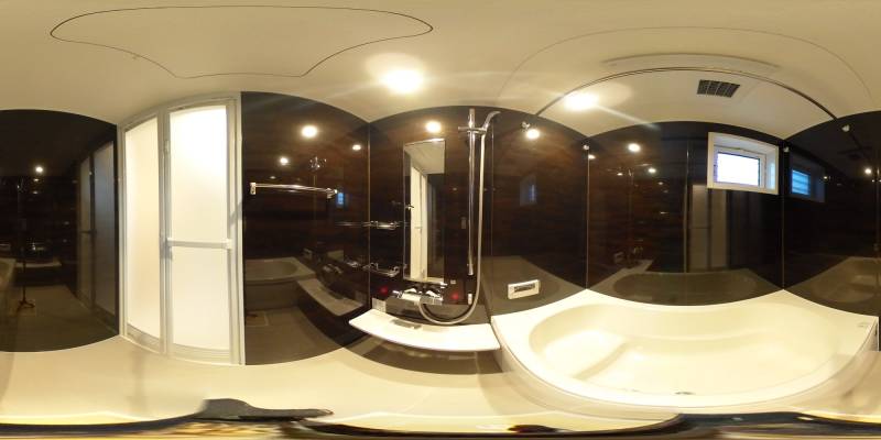 パノラマ画像バスルーム