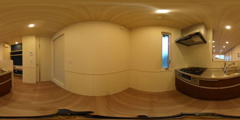 パノラマ画像キッチン