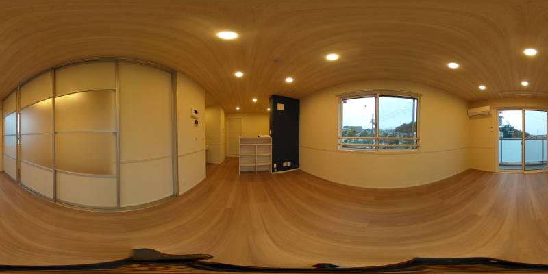 パノラマ画像リビング