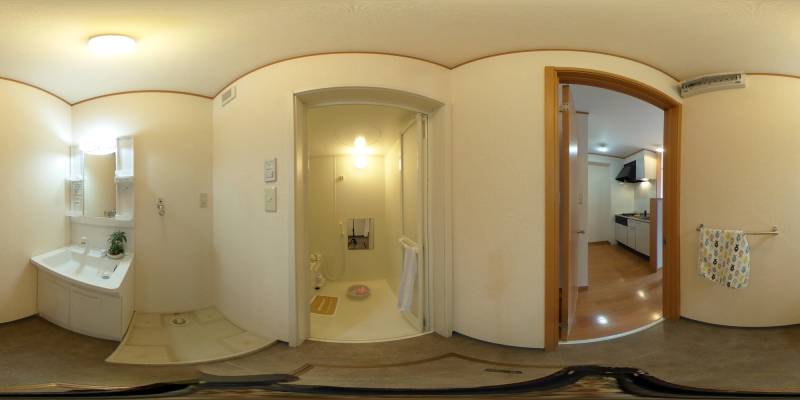 パノラマ画像洗面所