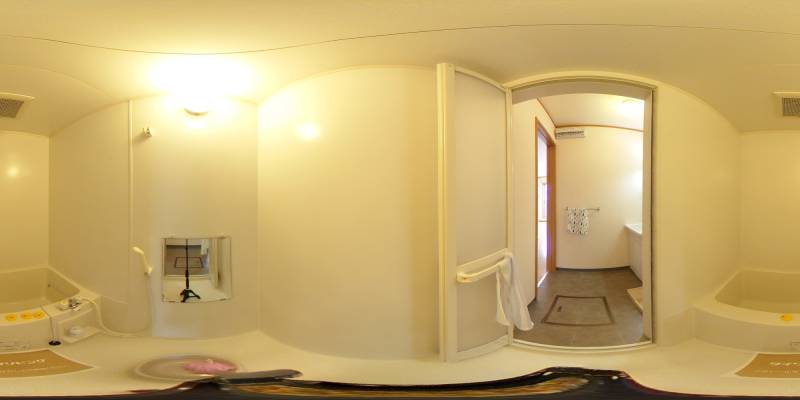 パノラマ画像バスルーム