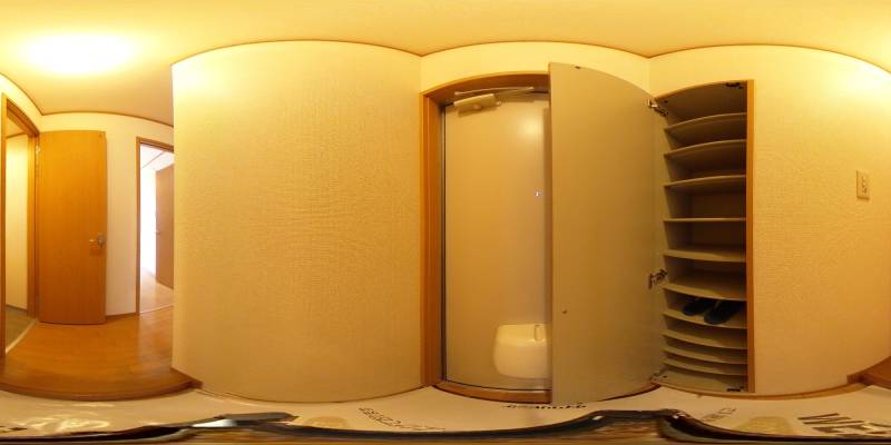 パノラマ画像玄関