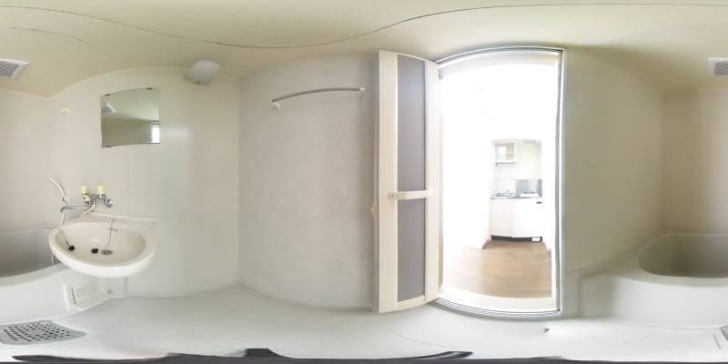 パノラマ画像バスルーム