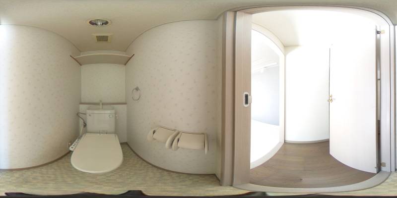 パノラマ画像トイレ