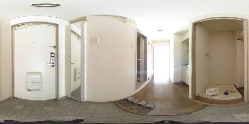 パノラマ画像玄関