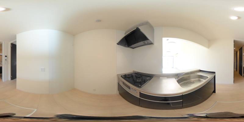 パノラマ画像キッチン