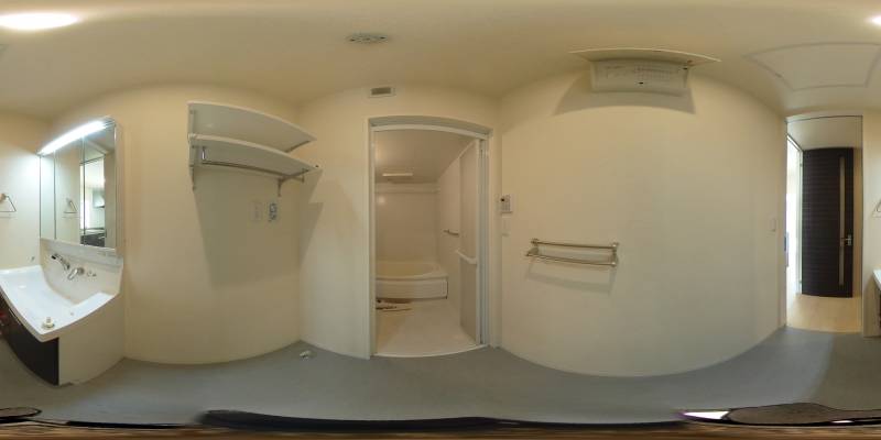 パノラマ画像洗面所