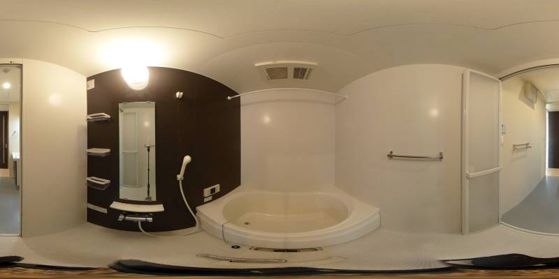 パノラマ画像バスルーム