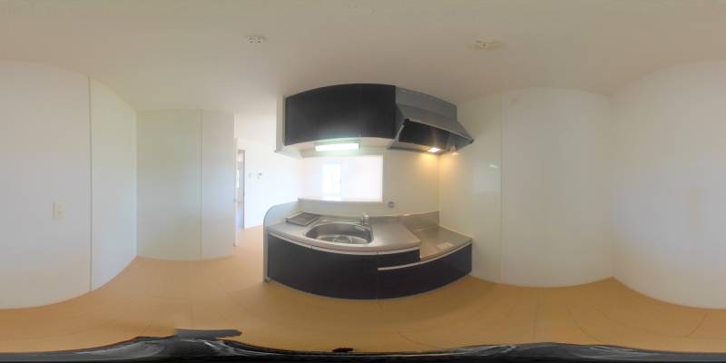 パノラマ画像キッチン