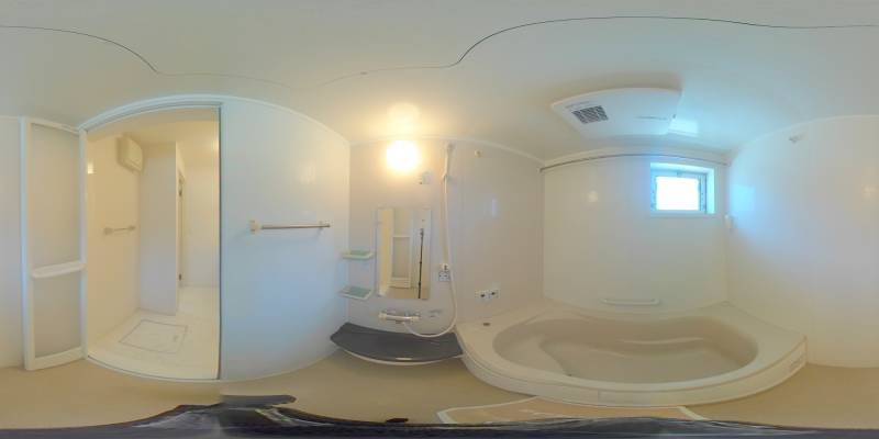 パノラマ画像バスルーム