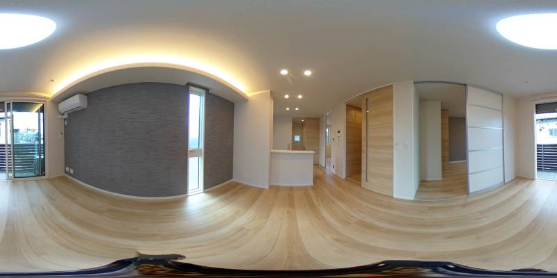 パノラマ画像リビング