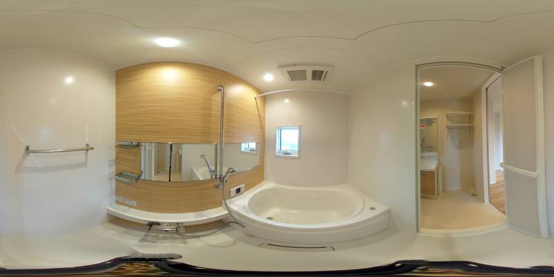 パノラマ画像バスルーム