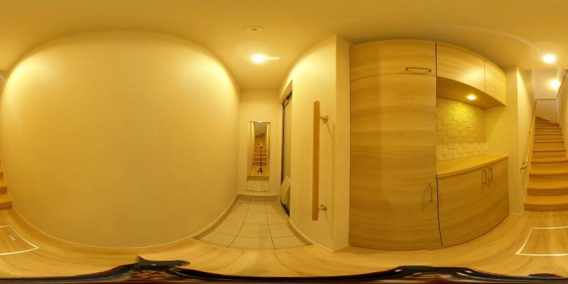 パノラマ画像玄関