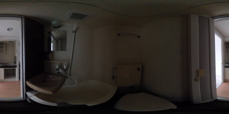 パノラマ画像洗面所