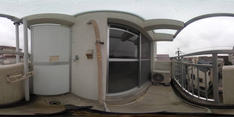 パノラマ画像バルコニー