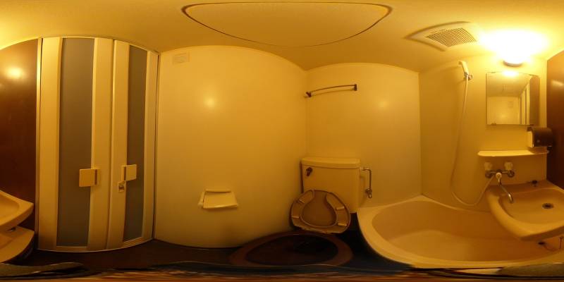 パノラマ画像バスルーム