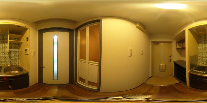 パノラマ画像キッチン