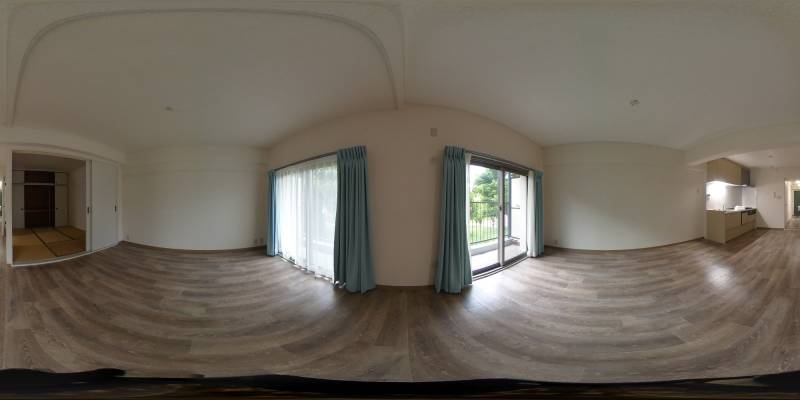 パノラマ画像リビング