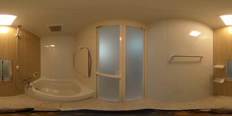 パノラマ画像バスルーム