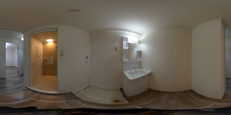 パノラマ画像洗面所