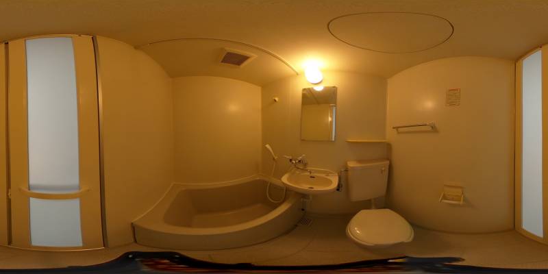 パノラマ画像バスルーム