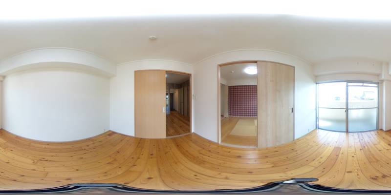 パノラマ画像洋室