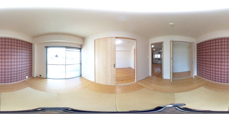 パノラマ画像洋室