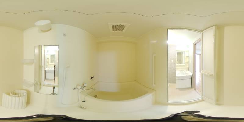 パノラマ画像バスルーム