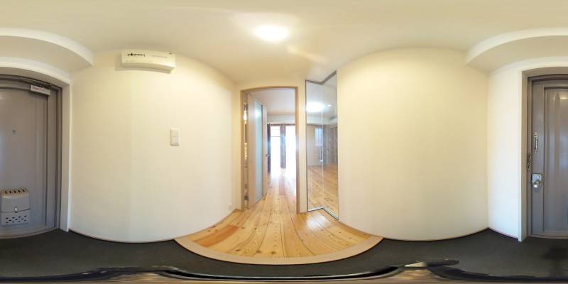 パノラマ画像玄関