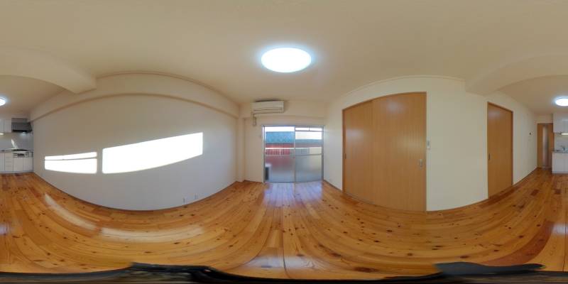 パノラマ画像リビング